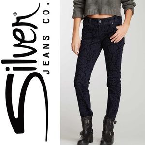 Silver Suki Printed Skinny Jean